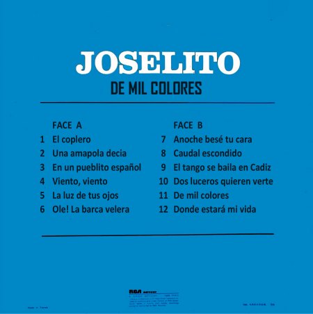 Joselito 2016 - De Mil Colores -Tras.jpg