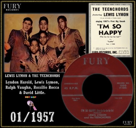 LEWIS LYMON &amp; THE TEENCHORDS - I'M SO HAPPY (TR-LA-LA-LA-LA-LA)_IC#001.jpg
