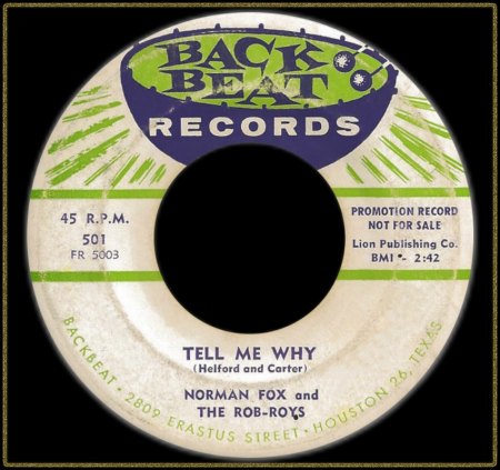 NORMAN FOX &amp; THE ROB-ROYS - TELL ME WHY_IC#004.jpg