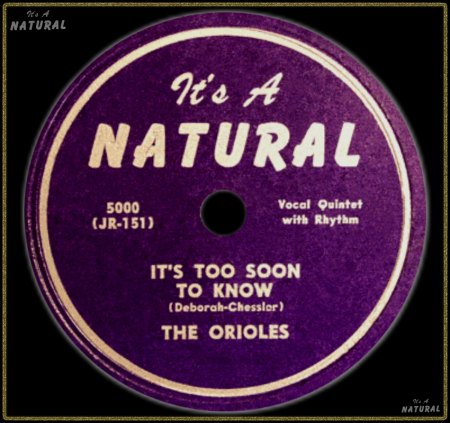 ORIOLES - IT'S TOO SOON TO KNOW_IC#002.jpg