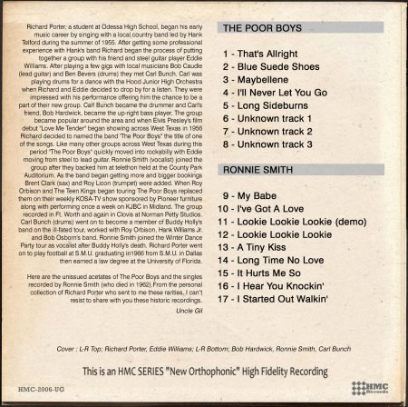 The Poor Boys &amp; Ronnie Smith - Rear.jpg