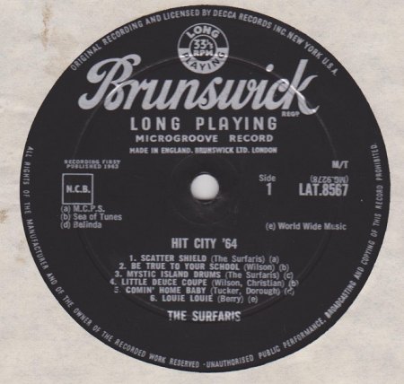 k-label 1 Louie, LOuie 1964 001.jpg