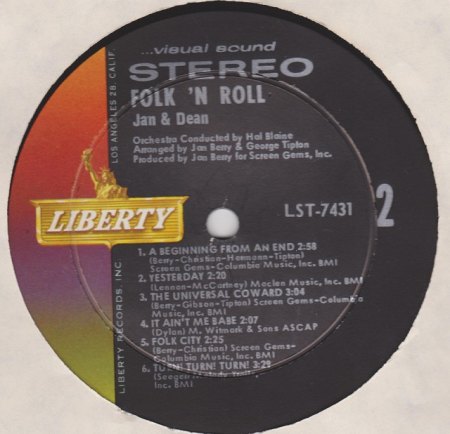 k-J &amp; D - Yesterday LP label 001.jpg