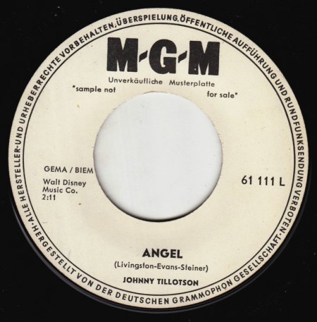 JOHNNY TILLOTSON - Angel -A- (Promo).jpg