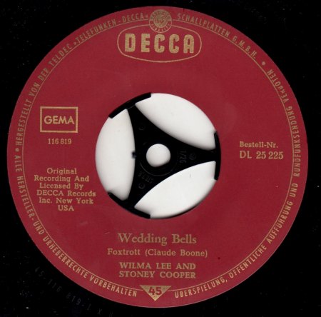 WILMA LEE &amp; THE STONEY COOPER - Wedding Bells -B-.jpg