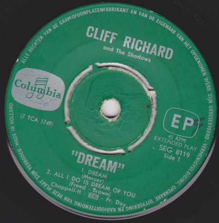k-CR Dream EP 1 Label 1961-Holland 001.jpg