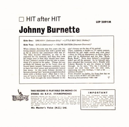 Burnette, Johnny - Hit after Hit - EP NZ (2).jpg