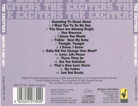 Exciters - Something to Shout About  (3).jpg