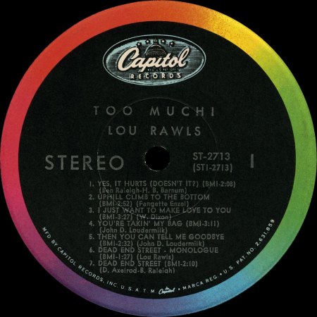 Lou Rawls - Too Much! - Side 1.jpg