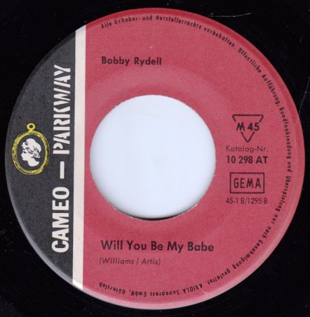 BOBBY RYDELL - Will you be my Babe -B-.jpg