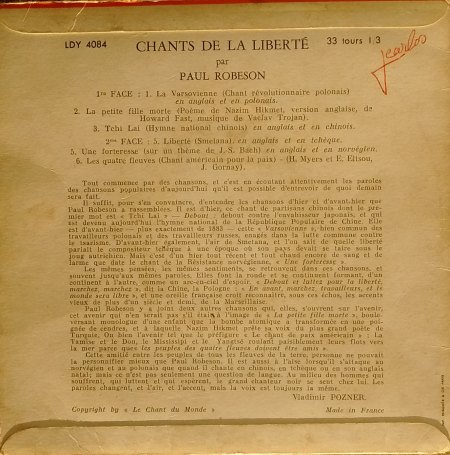 Paul Robeson &amp;#8206;– Chants De La Liberté (1958) .jpg