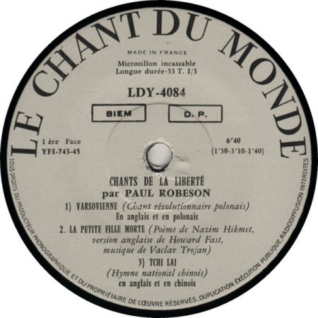 Paul Robeson &amp;#8206;– Chants De La Liberté (1961) .jpg