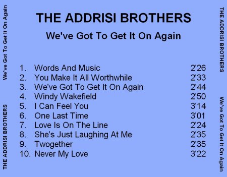 Addrisi Brothers - We've Got To Get It On Again b.jpg