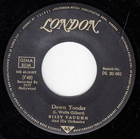 BILLY VAUGHN - Down Yonder -A-.jpg