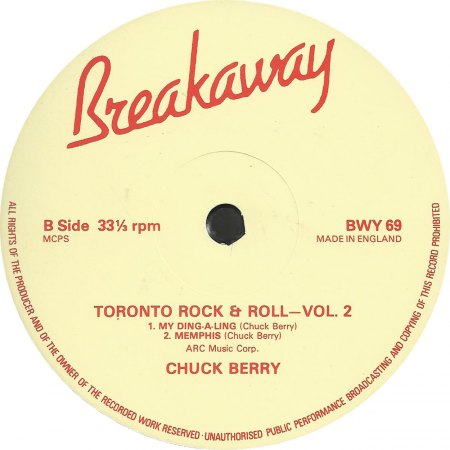 Berry, Chuck - Toronto Rock'n'Roll Festival 1969 Vol 2 - Breakaway.jpg