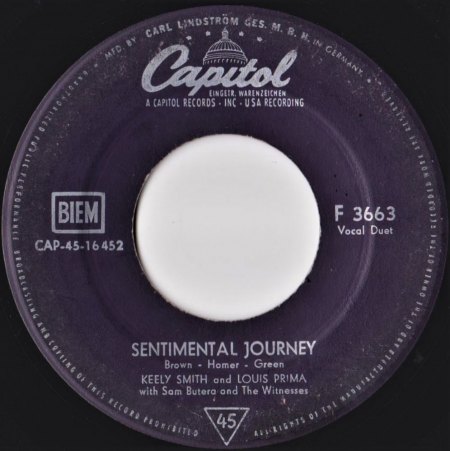 LOUIS PRIMA & KEELY SMITH