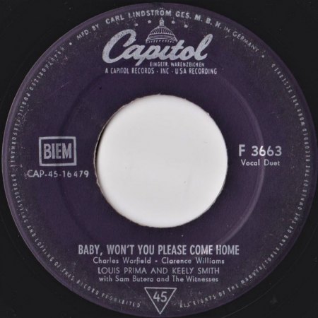 LOUIS PRIMA & KEELY SMITH