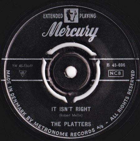 PLATTERS - Singles