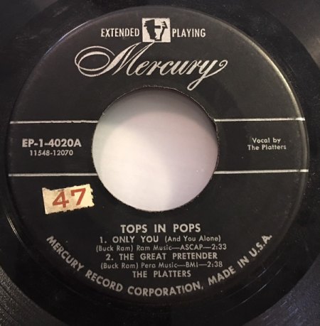 PLATTERS - Singles