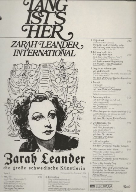 ZARAH LEANDER