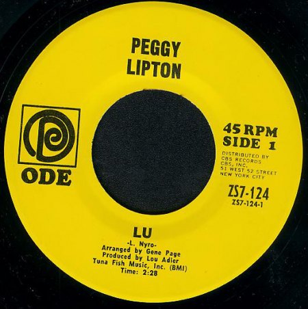 PEGGY LIPTON  (1946 - 2019)