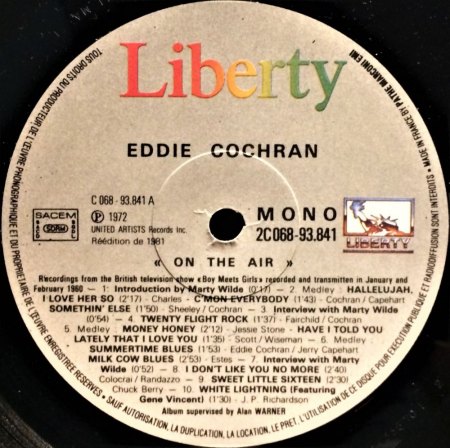 Eddie Cochran On The Air