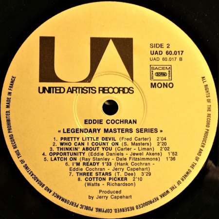 Eddie Cochran Legendary Masters Series