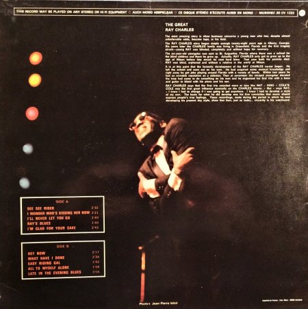 RAY CHARLES - LPs