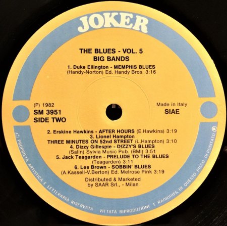 The Blues 6 LP Box Italia