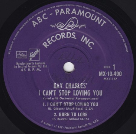 RAY CHARLES - EP's