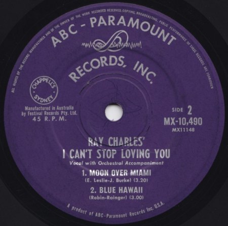 RAY CHARLES - EP's