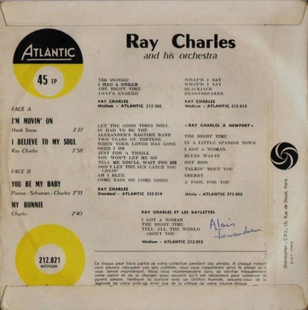 RAY CHARLES - EP's