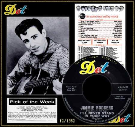 JIMMIE RODGERS - I'LL NEVER STAND IN YOUR WAY