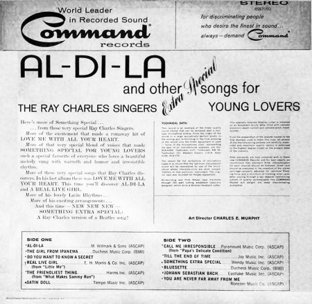 RAY CHARLES SINGERS