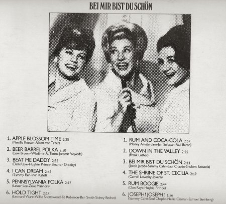 ANDREWS SISTERS