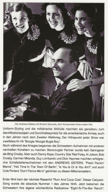ANDREWS SISTERS
