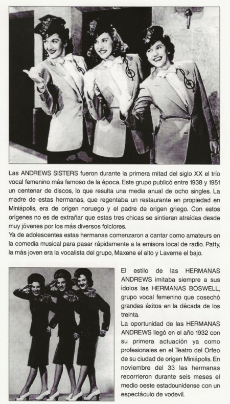 ANDREWS SISTERS