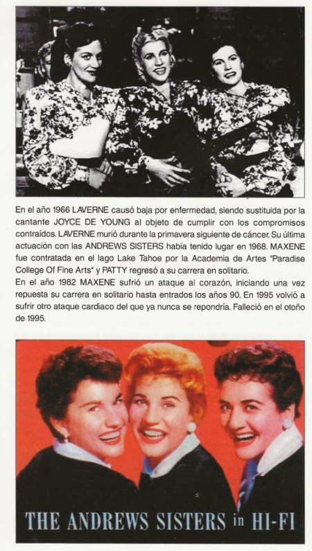 ANDREWS SISTERS