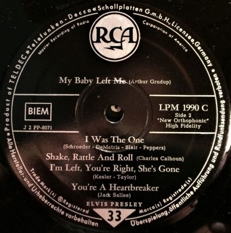 Elvis Preslay LPM-1990-c