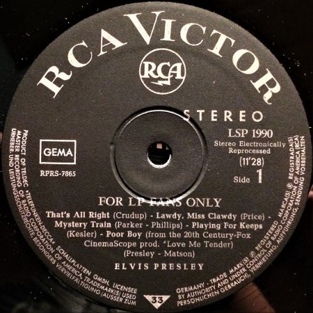 Elvis Preslay LPM-1990-c