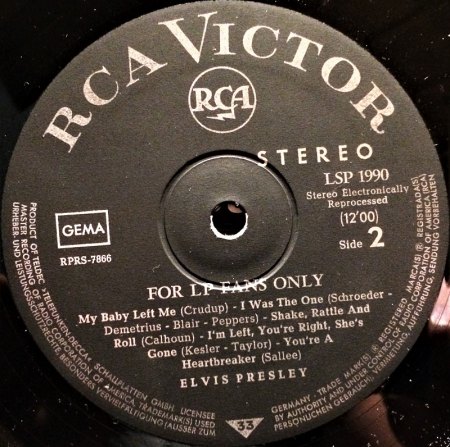 Elvis Preslay LPM-1990-c