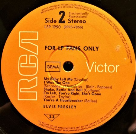 Elvis Preslay LPM-1990-c