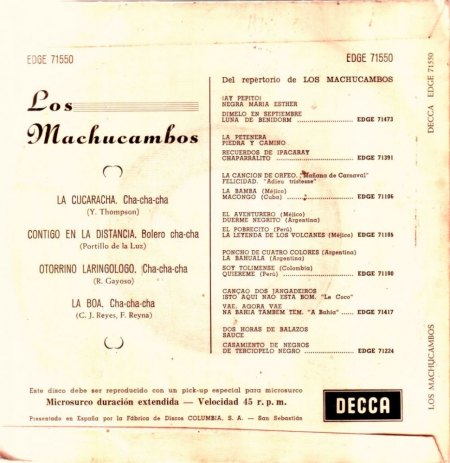 LOS MACHUCAMBOS