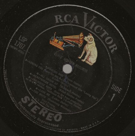 ELVIS - Golden Records Vol.1 - LPM 1707 plus