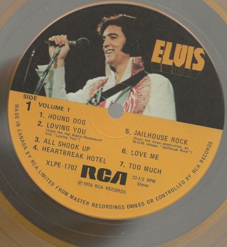 ELVIS - Golden Records Vol.1 - LPM 1707 plus