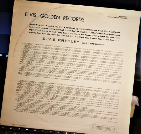 ELVIS - Golden Records Vol.1 - LPM 1707 plus