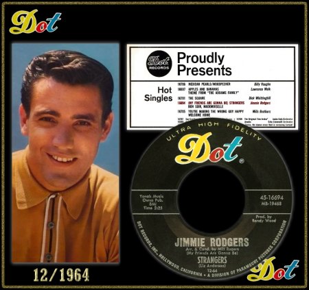 JIMMIE RODGERS - (MY FRIENDS ARE GONNA BE) STRANGERS