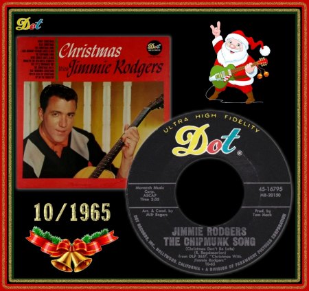 JIMMIE RODGERS - THE CHIPMUNK SONG (CHRISTMAS DON'T BE LATE)