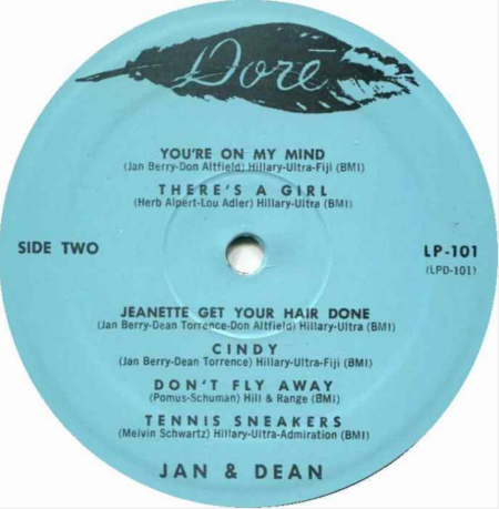 JAN & DEAN - DORE LP 101