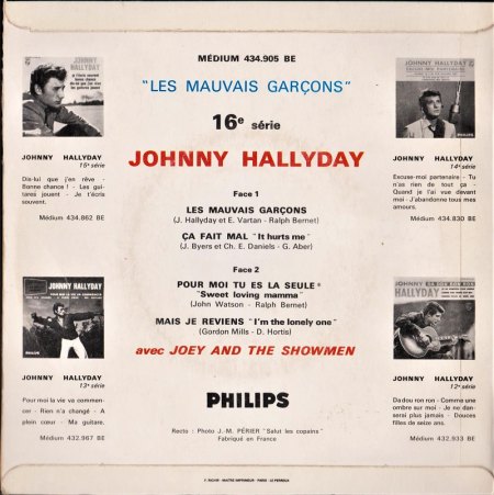 JOHNNY HALLYDAY - französische und deutsche VÖ